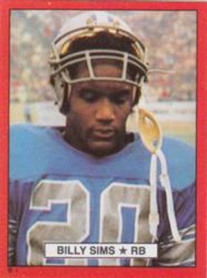 1981 Topps Red Border Stickers #9 Base