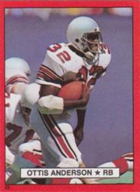 1981 Topps Red Border Stickers #23 Base