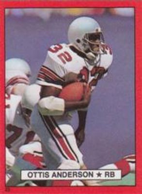 1981 Topps Red Border Stickers #23 Base