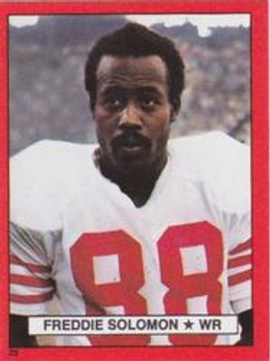 1981 Topps Red Border Stickers #25 Base