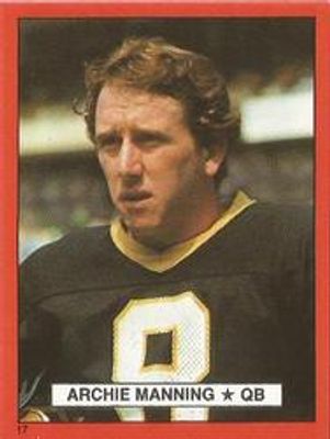 1981 Topps Red Border Stickers #17 Base