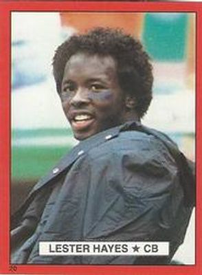 1981 Topps Red Border Stickers #20 Base
