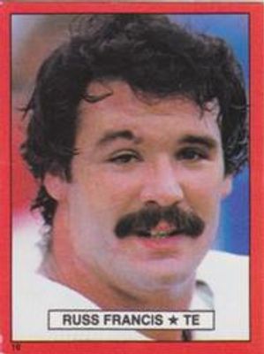 1981 Topps Red Border Stickers #16 Base