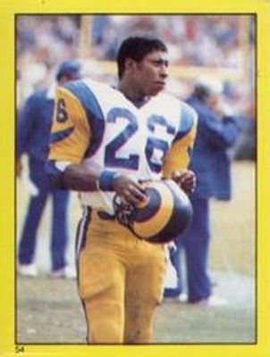 1982 Topps Stickers #54 Base