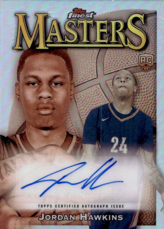 Jordan Hawkins 2023 Topps Finest #MA-JHA Masters Autographs - Refractor /50 Rookie RAW