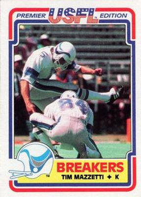 1984 Topps USFL #78 Base