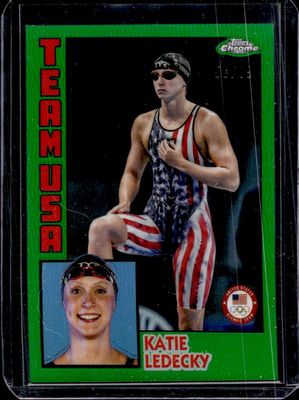 2024 Topps Chrome U.S. Olympics & Paralympic Hopefuls #84T-1 1984 Topps - Green Refractor /99