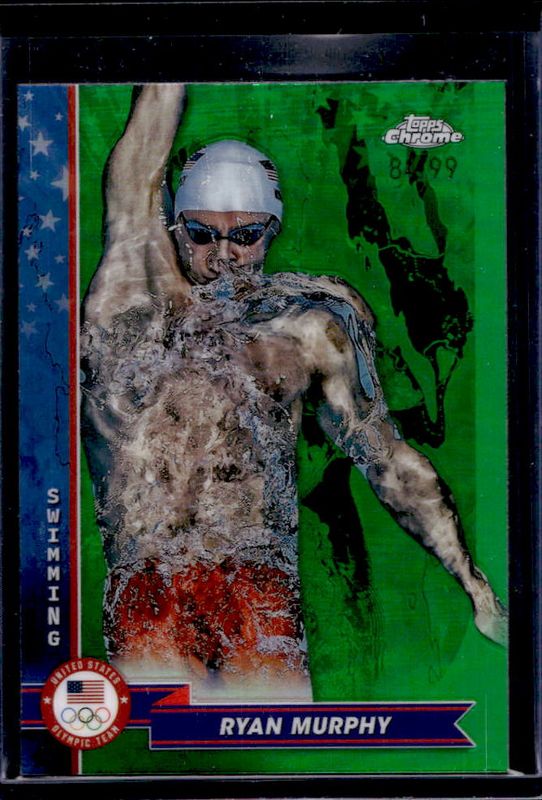 2024 Topps Chrome U.S. Olympics & Paralympic Hopefuls #71 Green Refractor /99