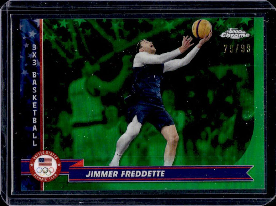 2024 Topps Chrome U.S. Olympics & Paralympic Hopefuls #116 Green Refractor /99