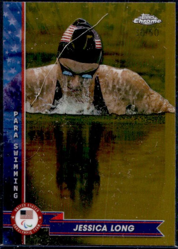 2024 Topps Chrome U.S. Olympics & Paralympic Hopefuls #2 Gold Refractor /50