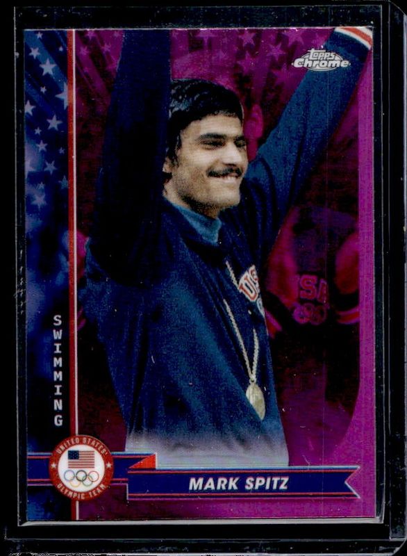 2024 Topps Chrome U.S. Olympics & Paralympic Hopefuls #45 Pink Refractor