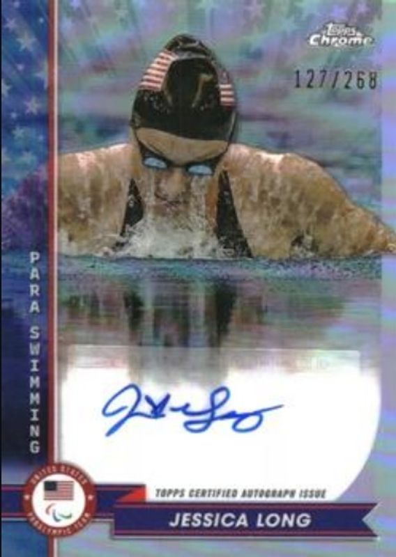 2024 Topps Chrome U.S. Olympics & Paralympic Hopefuls #AU-JLO Autographs /369