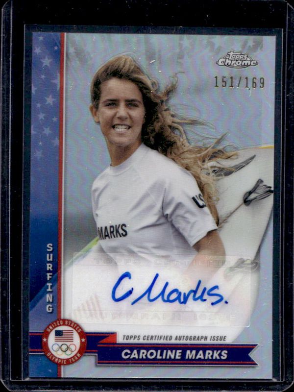2024 Topps Chrome U.S. Olympics & Paralympic Hopefuls #AU-CMA Autographs /369