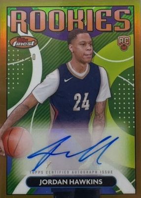 2023 Topps Finest #RFA-JHA Rookie Finest Autographs - Gold Refractor /50
