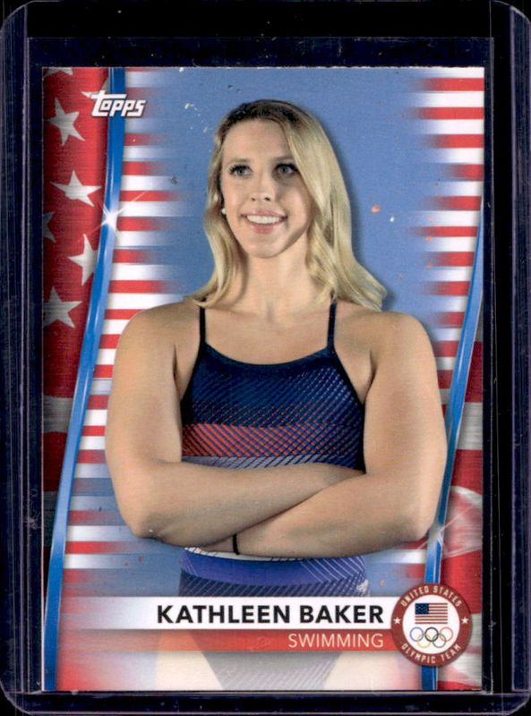 2021 Topps U.S. Olympic & Paralympic Team & Hopefuls #71 US Flag /299