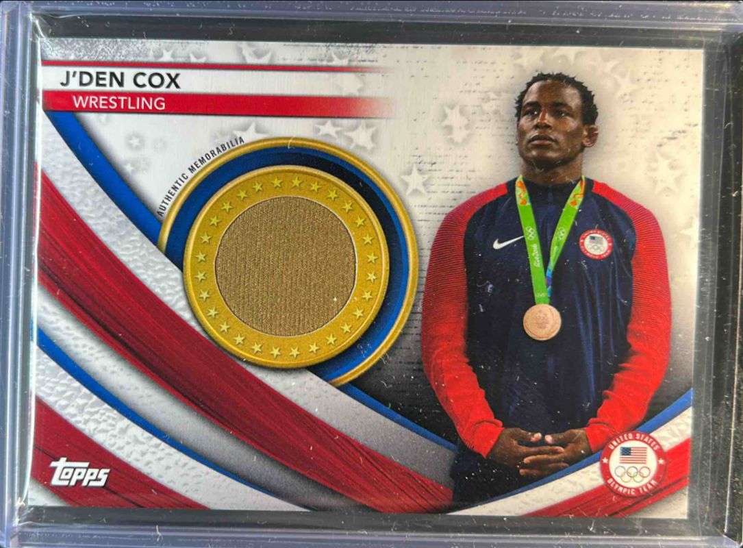 2021 Topps U.S. Olympic & Paralympic Team & Hopefuls #USAM-JC Team USA Memorabilia Pieces