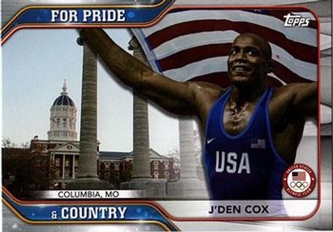 2021 Topps U.S. Olympic & Paralympic Team & Hopefuls #PC-15 For Pride & Country