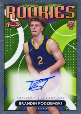 2023 Topps Finest #RFA-BP Rookie Finest Autographs