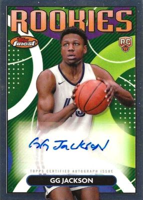 2023 Topps Finest #RFA-GGJ Rookie Finest Autographs