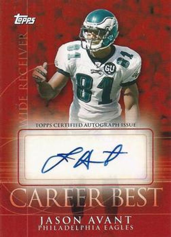2009 Topps #CBA-JRA Career Best Autographs