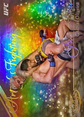 2024 Topps Gold Label UFC #AOF-11 Art of Fighting /(SSP)