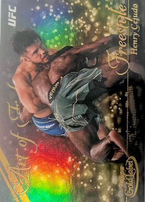 2024 Topps Gold Label UFC #AOF-17 Art of Fighting /(SSP)