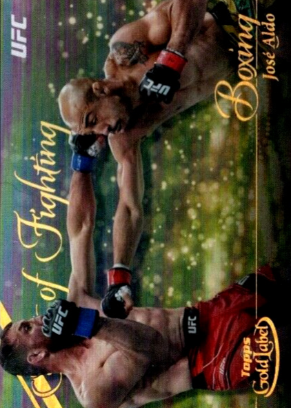 Jose Aldo 2024 Topps Gold Label UFC #AOF-28 Art of Fighting