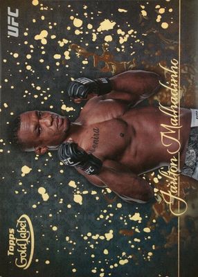 2024 Topps Gold Label UFC #GSP-6 Gold Splatter /(SSP)