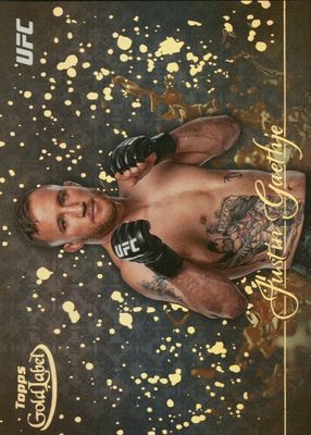 2024 Topps Gold Label UFC #GSP-4 Gold Splatter /(SSP)