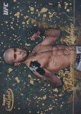 2024 Topps Gold Label UFC #GSP-17 Gold Splatter /(SSP)