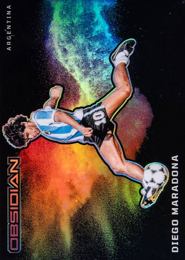 Diego Maradona 2023 Obsidian #3 Black Color Blast /(SSP) Price