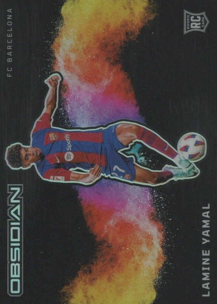 Lamine Yamal 2023 Obsidian #8 Black Color Blast /(SSP) Price Guide
