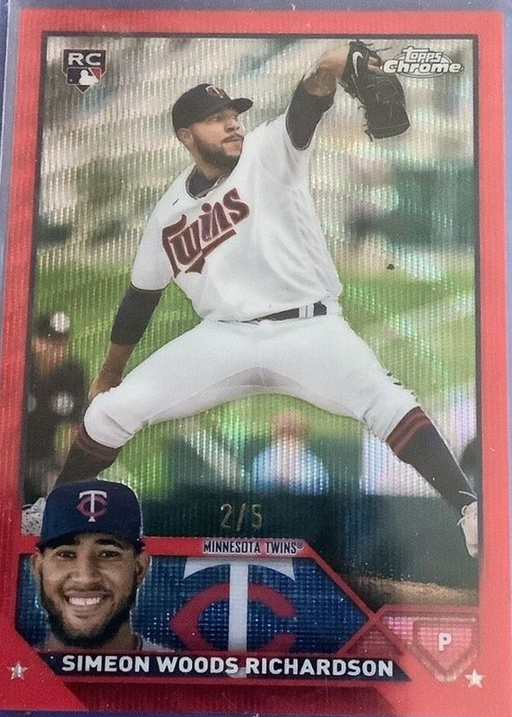 2023 Topps Chrome #173 Red Wave Refractor /5