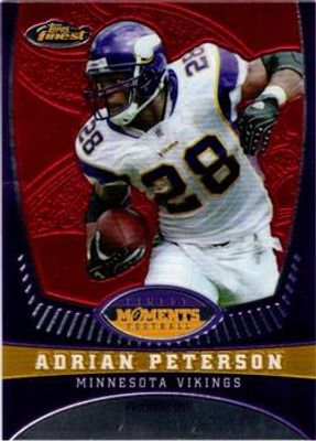 2008 Topps Finest #AP6 Adrian Peterson Finest Moments /629