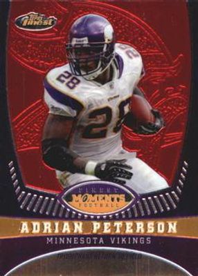 2008 Topps Finest #AP5 Adrian Peterson Finest Moments /629