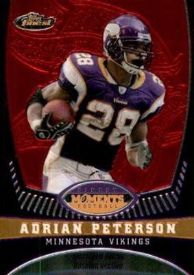 2008 Topps Finest #AP15 Adrian Peterson Finest Moments /629