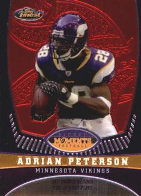 2008 Topps Finest #AP16 Adrian Peterson Finest Moments /629