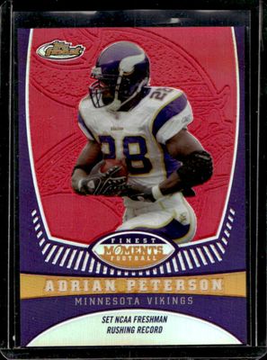 2008 Topps Finest #AP14 Adrian Peterson Finest Moments - Refractor /149