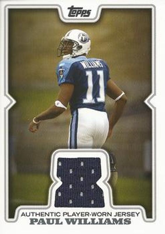 2008 Topps #R-PWI Jersey Relics