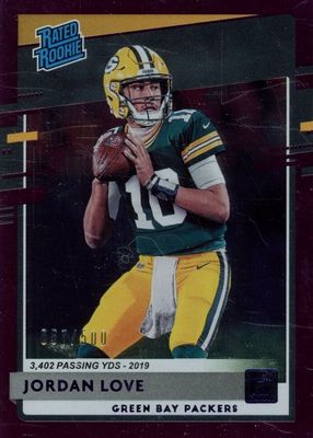 2020 Donruss #304 Season Stat Line (/500)