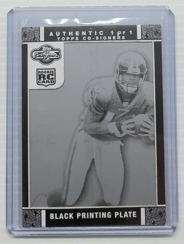 2007 Topps Co-Signers #81 Printing Plates Black /1