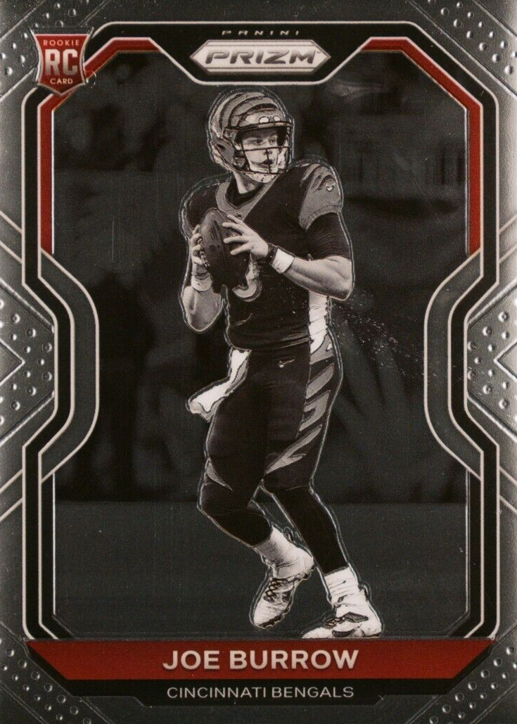 その他 Joe Burrow RC Auto panini 2020 Panini Prizm Joe Burrow #307 Red Wave RC Auto #d 9/149 BGS