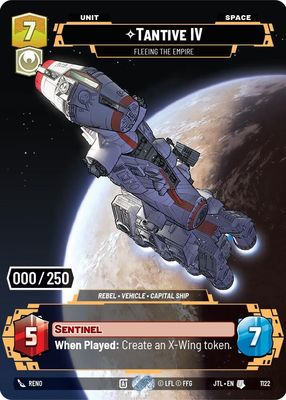 2025 Jump to Lightspeed #1122 Prestige Serialized /250