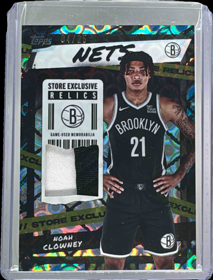 Noah Clowney 2025 Topps #SR-NC Store Exclusive Relic - Cart Load /25 ...