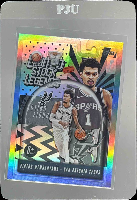 Victor Wembanyama 2025 Topps #LST-33 Limited Stock Legends Price Guide ...