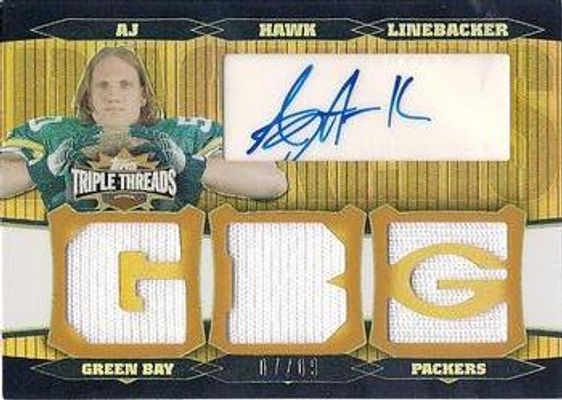 2006 Topps Triple Threads #TTRA-25 Autographed Relic - Gold /9