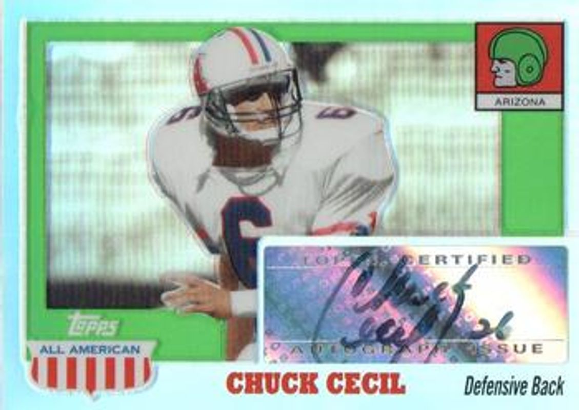 2005 Topps All American #A-CCE Autographs - Chrome Refractor /55