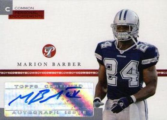 2005 Topps Pristine #PEC-MB Personal Endorsements Autographs /1500