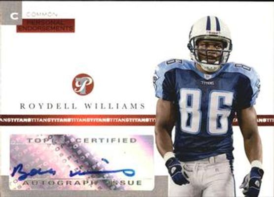 2005 Topps Pristine #PEC-RW Personal Endorsements Autographs /1500