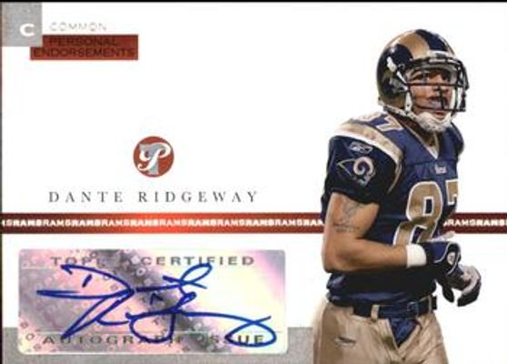 2005 Topps Pristine #PEC-DR Personal Endorsements Autographs /1500